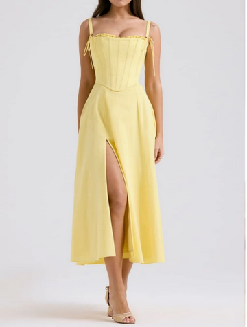 Corset Strap Sweetheart Midi