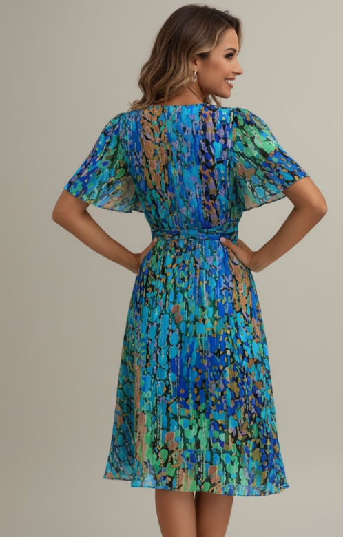 Victoria Elegant Short sleeve Dress