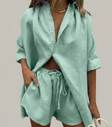 Venus Stylish Button Down Set