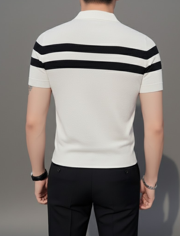 Troy Slim Knitted Polo Shirt