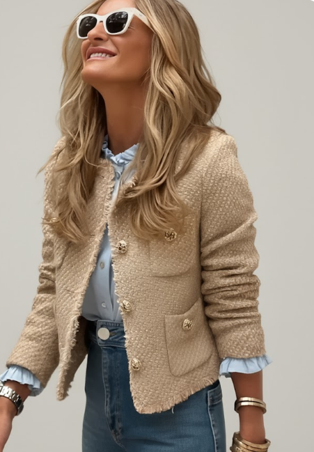 Laura Elegant Tweed Jacket
