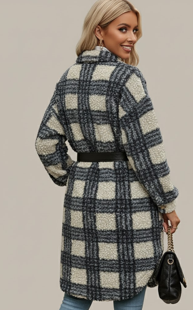 Ysabelle Plaid Jacket