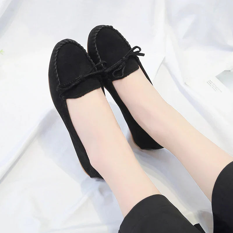 Classic Suede Moccasin Flats