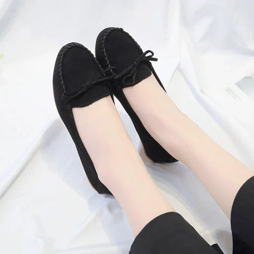 Classic Suede Moccasin Flats