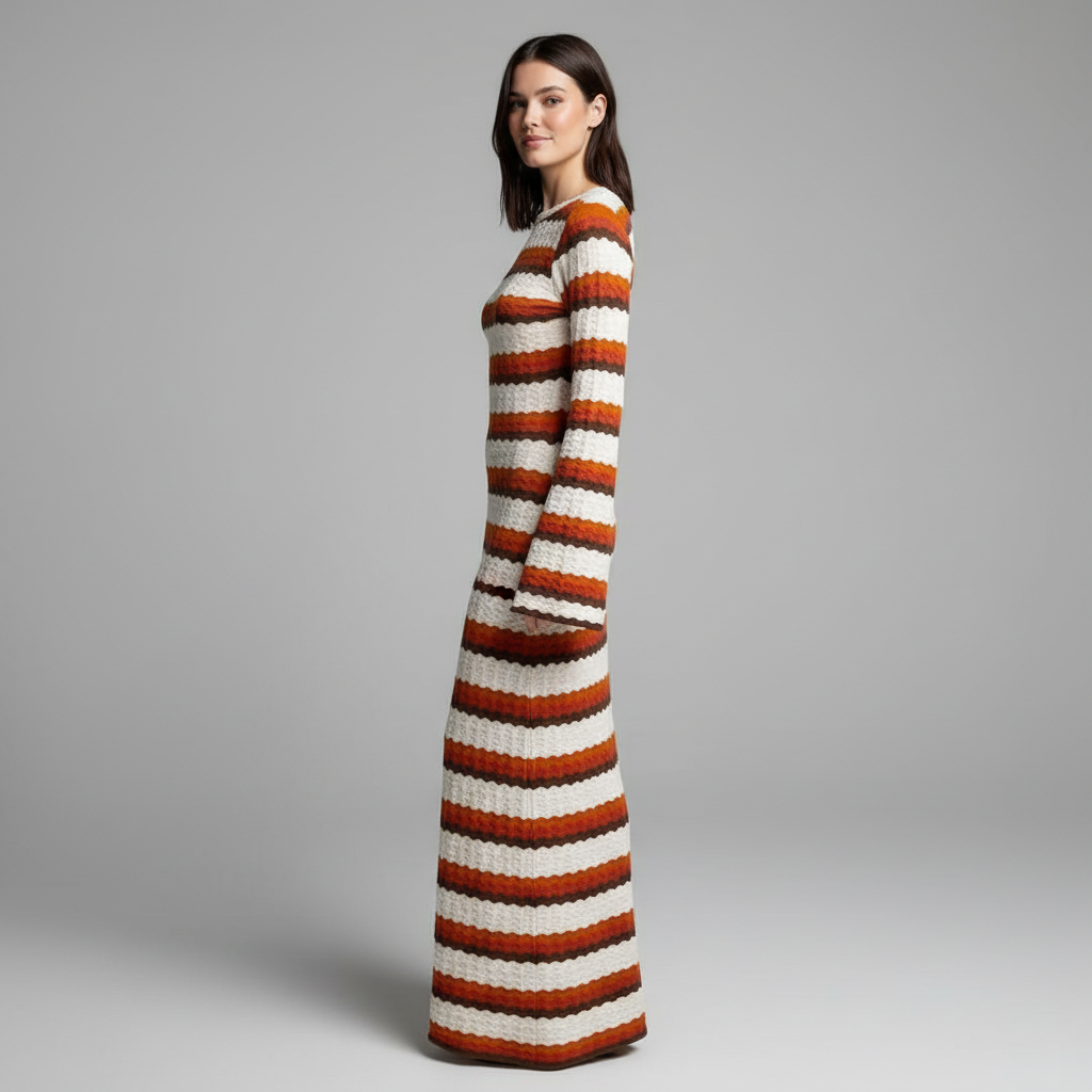 Faith Knitted Long Dress