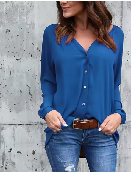 Flowy Button Down Blouse